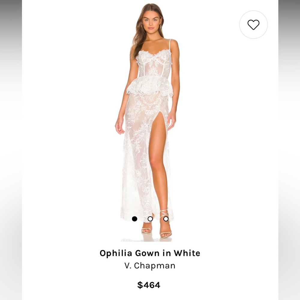 V. Chapman Ophilia Gown in White